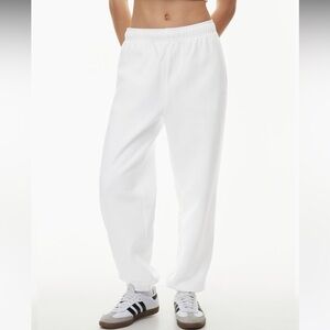 Aritzia TNA cozy boyfriend jogger in light blue